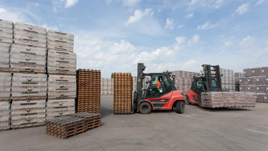Le fabricant de briques Vandersanden lance un projet pilote visant à récupérer les palettes en bois