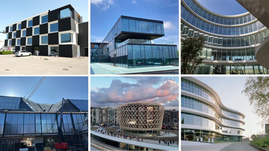 Nominés aux Trophées Menuiserie: Constructions de façade en aluminium (> 150.000 €)