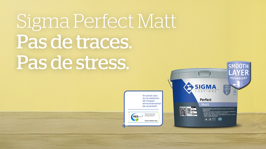 Sigma Perfect Matt. Pas de traces. Pas de Stress.