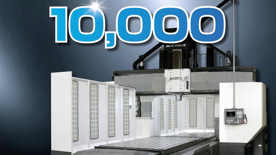 Okuma atteint le cap du 10.000e centre d'usinage de la série MCR vendu